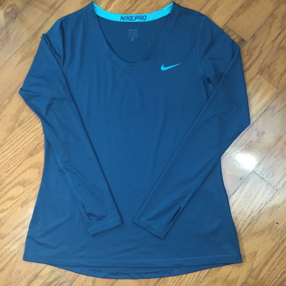 Nike Pro Fitted Long Sleeve Dri Fit Top Size XL